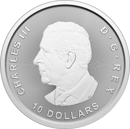 Canada 10 Dollars Argent 2025 - Taureau & Ours - 2 Onces