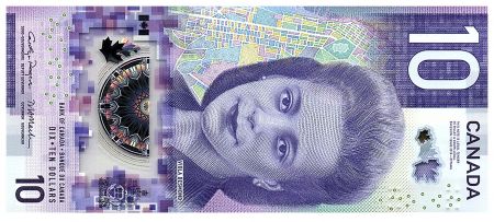 Canada 10 Dollars Viola Desmond - 2018 (2022) Polymer -  Série FF