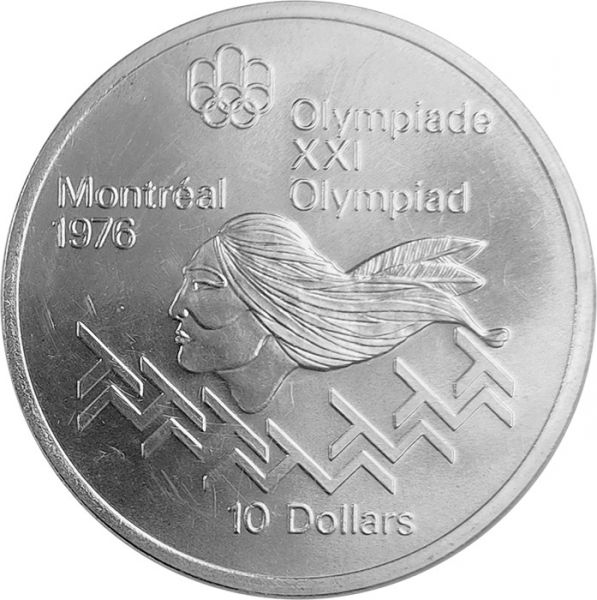 Dans 1 classeur Les pièces Olympique en argent (10 monnaie