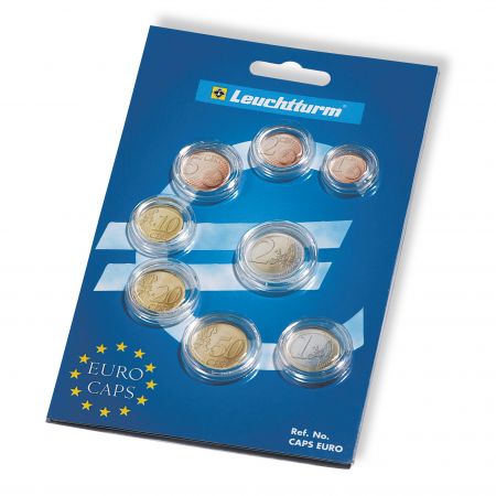 Capsules pour 1 série d\'euro de 1 cent à 2 euros