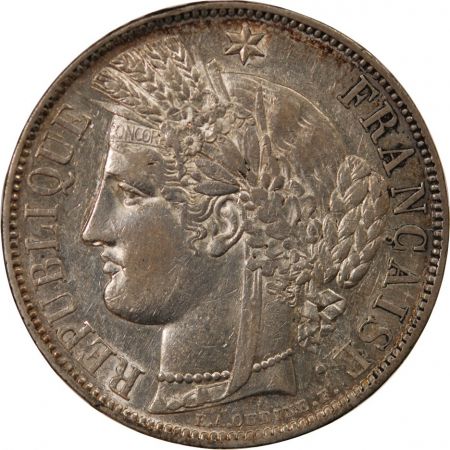 CÉRÈS - 5 FRANCS ARGENT 1850 A PARIS