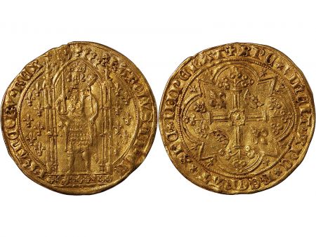 CHARLES V - FRANC A PIED OR 1365