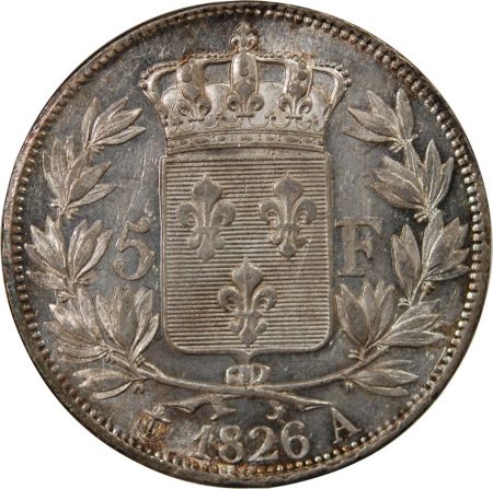 CHARLES X - 5 FRANCS ARGENT 1826 A PARIS