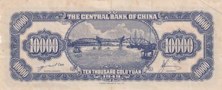 Chine 1000 gold yuan - Chiang Kai-shek - 1949