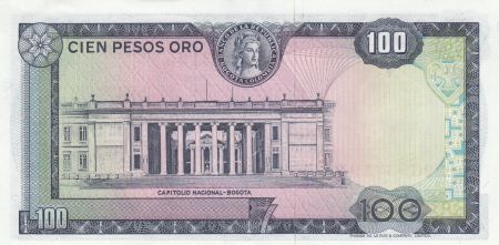 Colombie 100 Pesos oro - Santander - Capitol  - 20-07-1971 - Série Y