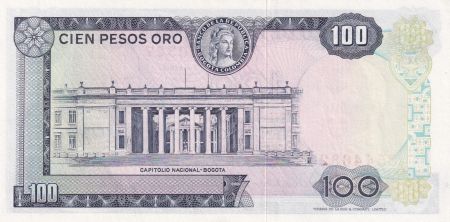 Colombie 100 Pesos oro, Santander - Capitol  - 20-07-1971 - Série Y