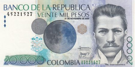 Colombie 20000 Pesos - Julio Garavito - 21-11-2006 - Série 45221527