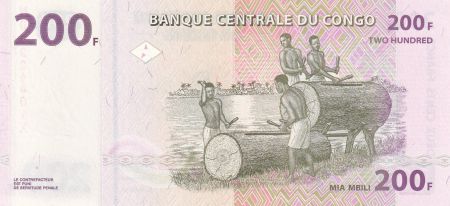 Congo (RDC) 200 Francs - Agriculture - 04-01-2022 - Série ND