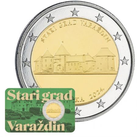 Croatie Château de Varadin - 2 Euros Commémo. 2024