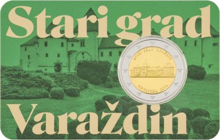 Croatie Château de Varadin - 2 Euros Commémo. 2024