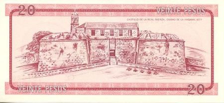 Cuba 20 Pesos1985 - Série A - Real Fuerza