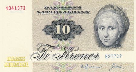 Danemark 10 Kroner C. S. Kirchhoff - Canard - 1977 Série B3 - 2nd ex