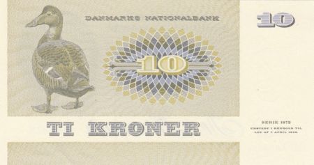 Danemark 10 Kroner C. S. Kirchhoff - Canard - 1978 Série B8 - p.Neuf - P.48