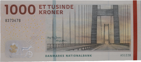 Danemark 1000 Kroner - Pont - Char solaire de Trundholm - 2012 - P.69b