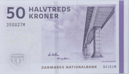 Danemark 50 Kroner - Pont - Jarre - 2016 - Série 350027