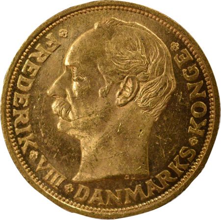 Danemark Frédéric VIII - 20 Kroner Or - 1909 Copenhague