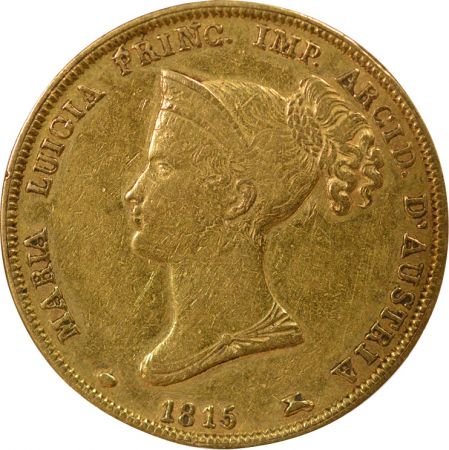 Duché de Parme et Plaisance Marie Louise - 40 Lire Or - 1815