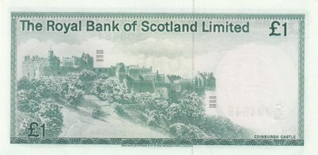 Ecosse 1 Pound Armoiries - Château Edinbourg - 1981