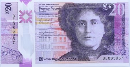 Ecosse 20 Pounds - Kate Cranston - Ecureuils - Polymer - 2021 - NEUF - P.NEW