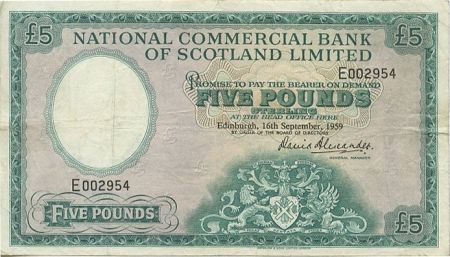 Ecosse 5 Pounds Pont