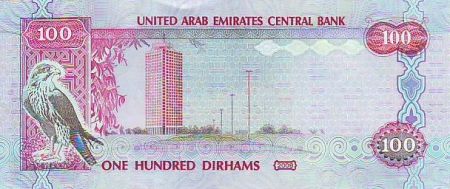 Emirats Arabes Unis 100 Dirhams Forteresse - Faucon - 2008