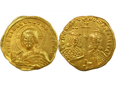 Empire Byzantin Constantin VII, Romain II - Solidus Or, 945-959 Constantinople