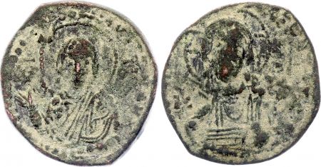 Empire Byzantin Romain IV - Follis, Anonyme, Classe G - 1068 / 1071 Constantinople