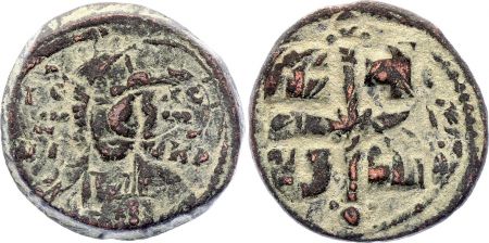 Empire Byzantin Romain IV - Follis, Croix latine - 1068 / 1071 Constantinople