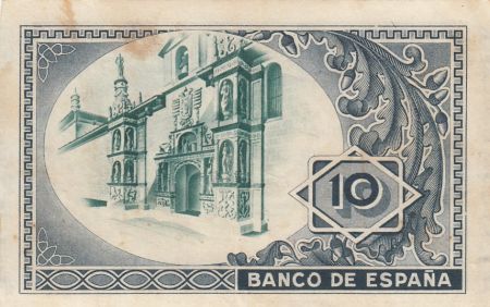 Espagne 10 Pesetas - Caja de Ahorros y Monte de Piedad Municipal de Bilbao - 1937 - P.S562h