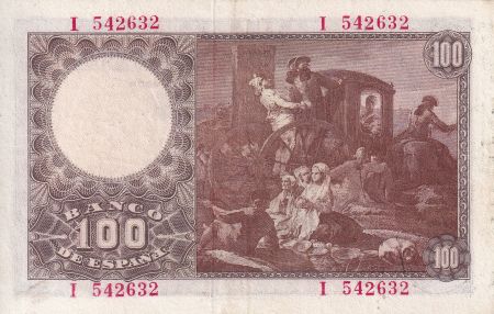 Espagne 100 Pesetas - Bayeu - 1948 - P.137