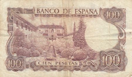 Espagne 100 Pesetas - Manuel de Falla - 1970 - Série 5G