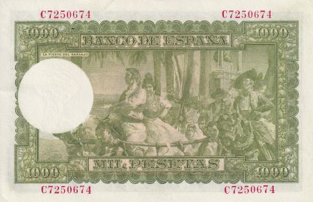 Espagne 1000 Pesetas - Joaquin Sorolla - 1951 - P.143