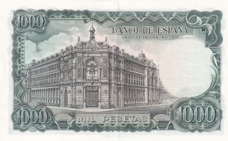 Espagne 1000 Pesetas - José Echegaray - Madrid - 1971 - Série 5D