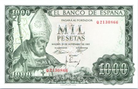 Espagne 1000 Pesetas San Isidoro