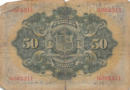 Espagne 50 Pesetas - 1906