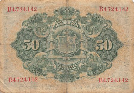 Espagne 50 Pesetas - 1906