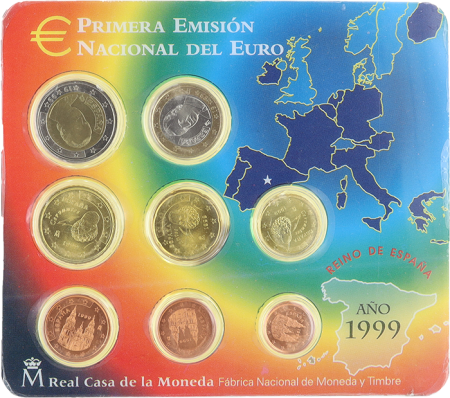 Espagne Coffret BU Euro 1999 - Espagne