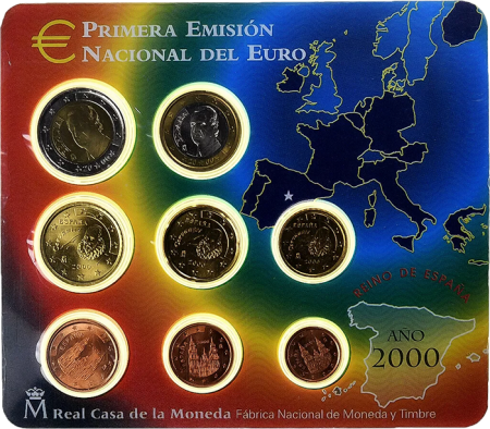 Espagne Coffret BU Euro 2000