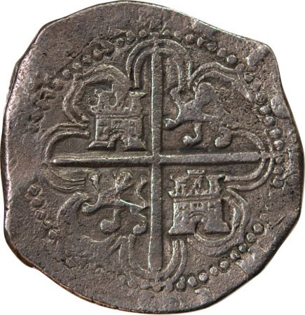 Espagne Espagne, Philippe II - 8 Reales Argent - 1591 Séville