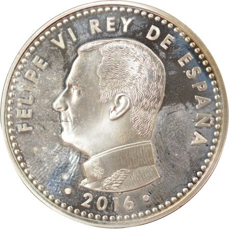 Espagne Philippe VI - 10 Euros Argent, Charles III - 2016 Madrid