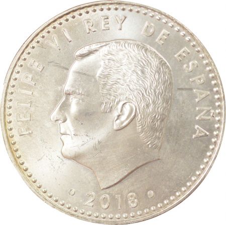 Espagne Philippe VI - 30 Euros Argent, 50e Anniversaire - 2018 Madrid