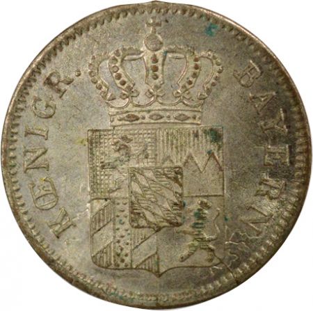 Etats Allemands (Bavière) Louis I - Kreuzer - 1853 Munich