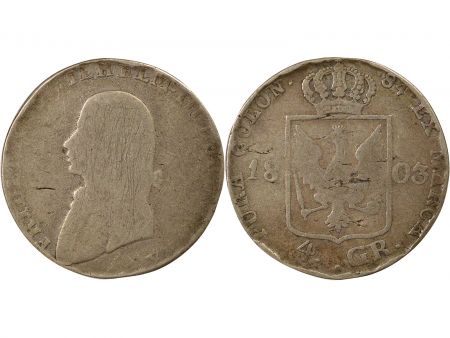 Etats Allemands (Prusse) Frédéric-Guillaume III - 4 Groschen - 1804 A Berlin