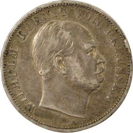 Etats Allemands (Prusse) Prusse, Guillaume I - Vereinsthaler Argent - 1867 A Berlin