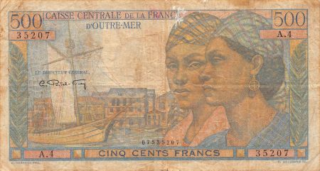 Etats de l\'Afrique Equatoriale 500 Francs - Afrique Equatoriale Française - ND  (1949)