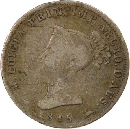 Etats Italiens Parme et Plaisance, Marie Louise - 10 Soldi Argent - 1815 Parme