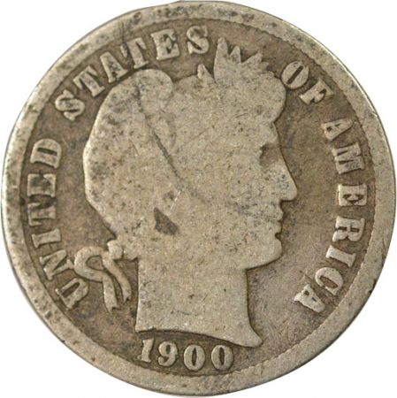 Etats Unis d\'Amérique Dime Argent, Barber - 1900 Philadelphie