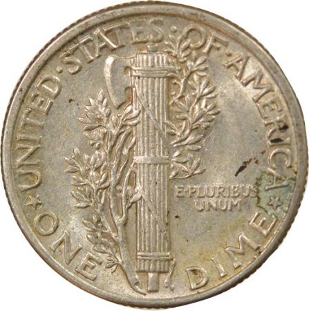 Etats Unis d\'Amérique Dime Argent, Mercury - 1943 Philadelphie