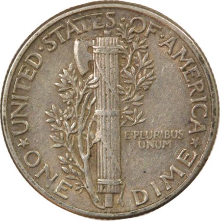 Etats Unis d\'Amérique Dime Argent, Mercury - 1944 Philadelphie