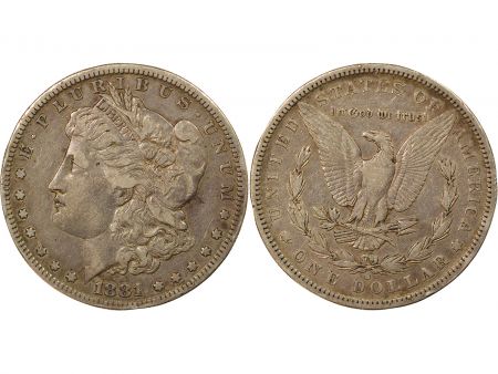 Etats Unis d\'Amérique Dollar Argent, Morgan - 1881 S San Francisco